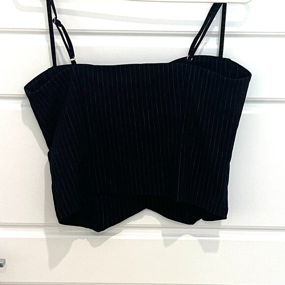 NWT PRINCESS POLLY PIN STRIPE BUSTIER NWT SIZE 8 - Picture 5 of 6